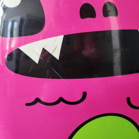 So So Happy Taco Pink Monster Roller Suitcase - Picture 2 of 9